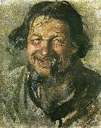 Michael Ancher den leende lars gaihede Germany oil painting artist